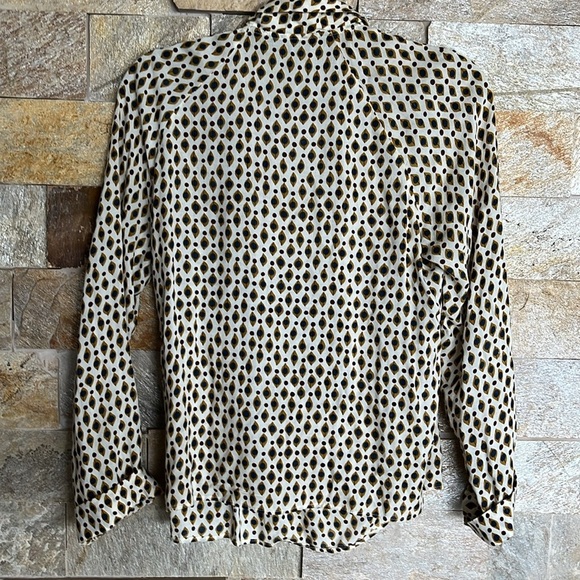 Zara Long Sleeve Blazer Blouse M - Picture 5 of 6